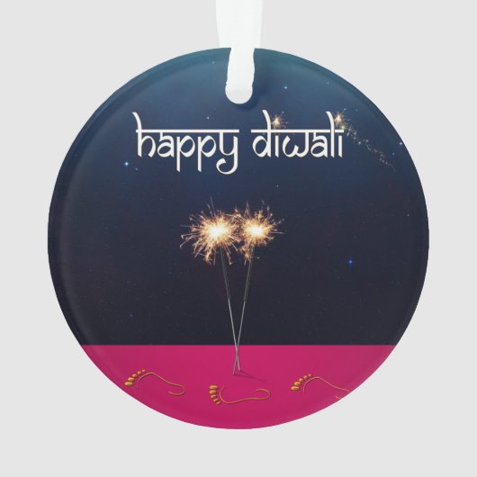 Sparking Happy Diwali - Ornament (achterkant)
