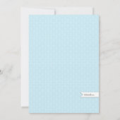 Sparking New Baby Sip en zie Uitnodiging (Achterkant)