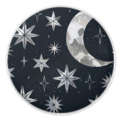 Sparking Night Sky Keramische Knop (Voorkant)