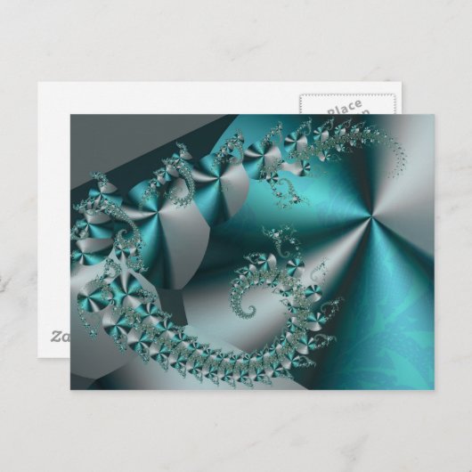 Sparkle 2 Abstract geometrisch patroon Briefkaart (Voorkant / Achterkant)