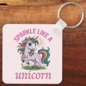 Sparkle als een eenhoorn sleutelhanger (Achterkant)