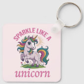 Sparkle als een eenhoorn sleutelhanger (Achterkant)