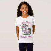 Sparkle als een eenhoorn t-shirt (Voorkant volledig)