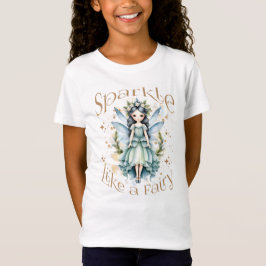 Sparkle als een sprookjeswit T-shirt