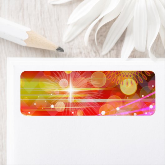 Sparkle and Shine Chevron Light Rays Abstract Etiket (Insitu)