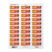 Sparkle and Shine Chevron Light Rays Abstract Etiket (Full Sheet)