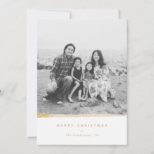 Sparkle and Shine Faux Glitter Feestdagenkaart (Voorkant)