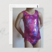 Sparkle and Shine Leotard Lover Briefkaart (Voorkant / Achterkant)