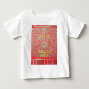 Sparkle and Shine: Rood Glitter Hart Gelukkige Vak