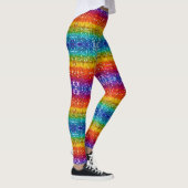 Sparkle and Shine with Rainbow Sequin Glitter Leggings (Rechts)