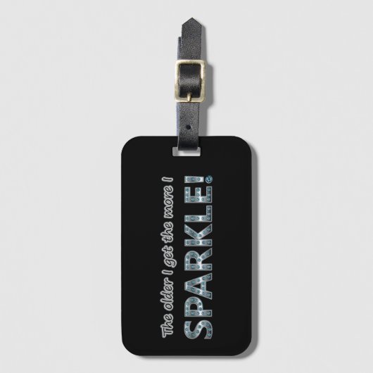 Sparkle Bagagelabel (Voorkant (verticaal))
