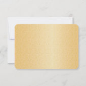 Sparkle Beach Seashelle Wedding Response RSVP Kaartje (Achterkant)