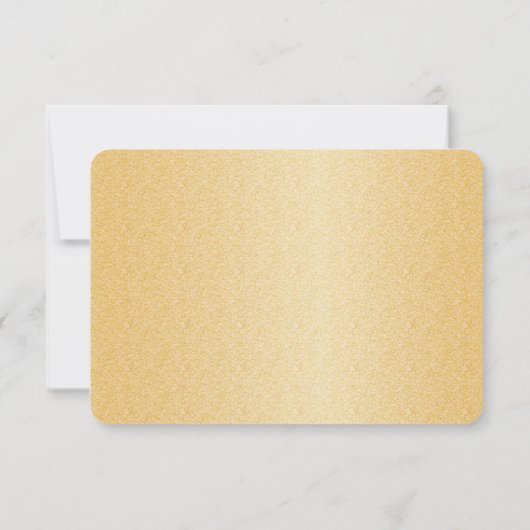 Sparkle Beach Seashelle Wedding Response RSVP Kaartje (Achterkant)