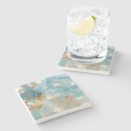 Sparkle Beach Stenen Onderzetter (Zijkant)