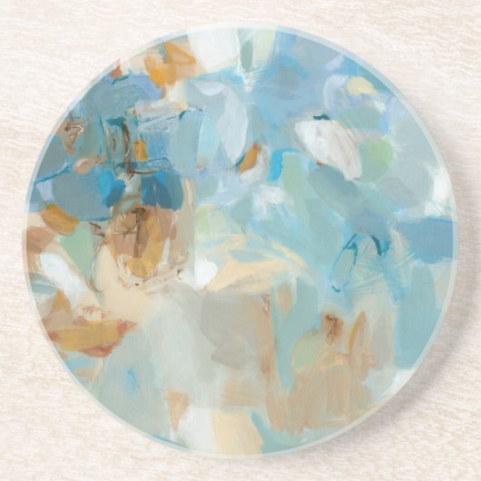 Sparkle Beach Zandsteen Onderzetter (Voorkant)