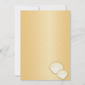 Sparkle Beach Zeeschelpen en Zeesterren Kaart (Achterkant)