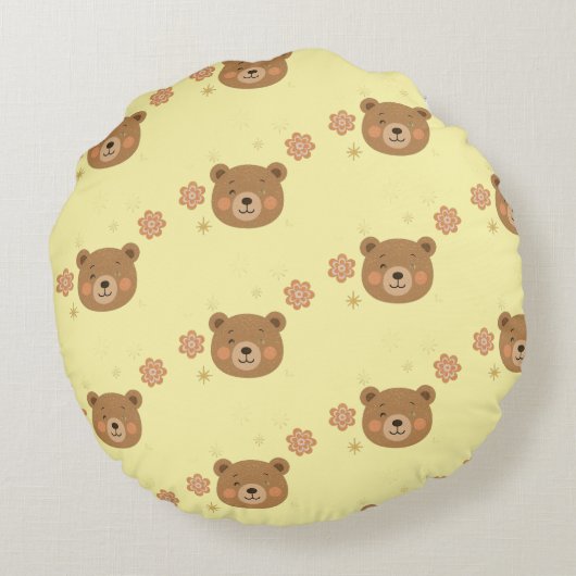 Sparkle Beer rond kussen (Achterkant)