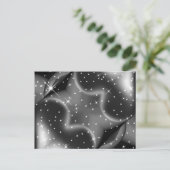 Sparkle Black Hearts Briefkaart (Staand voorkant)