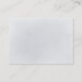 Sparkle blue glitter en floral aanvraag informatiekaartje (Achterkant)