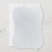 Sparkle blue glitter en floral sweet 16 verjaardag kaart (Achterkant)