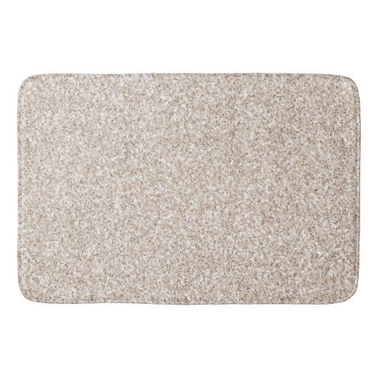 Sparkle Blush Cream Glitz Glitter Badmat (Voorkant)