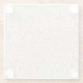 Sparkle Blush Cream Glitz Glitter Glazen Onderzetter (Achterkant)