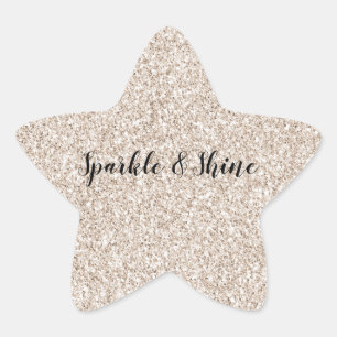 Sparkle Blush Cream Glitz Glitter Ster Sticker