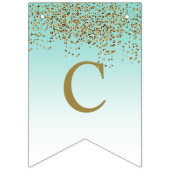 Sparkle BRIDE Glam Gefeliciteerd Showparty Vlaggetjes (Eerste vlag)