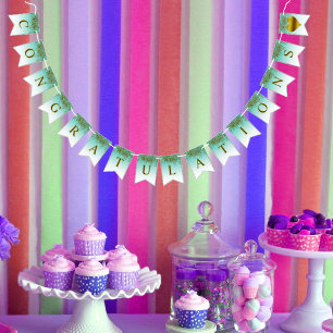 Sparkle BRIDE Glam Gefeliciteerd Showparty Vlaggetjes