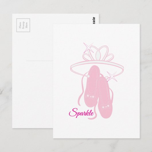 Sparkle Briefkaart (Voorkant / Achterkant)