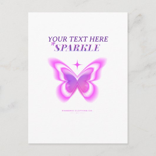SPARKLE BRIEFKAART (Voorkant)