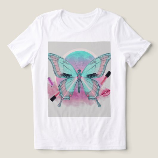 Sparkle Butterfly Beauty T-shirt 🦋✨ (Design voorkant)