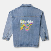 Sparkle Butterfly Denim Jacket (Achterkant)
