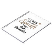 Sparkle Cake Decorator Notitieboek (Linkerzijde)