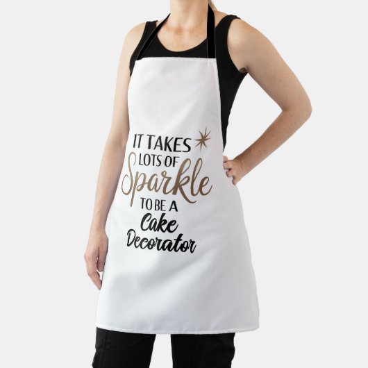 Sparkle Cake Decorator Schort (Insitu)