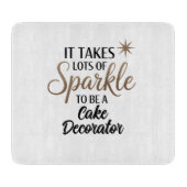 Sparkle Cake Decorator Snijplank (Voorkant)