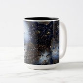 Sparkle Cats Tweekleurige Koffiemok (Voorkant rechts)