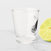 SPARKLE Cinderella's pompoenvervoer Shot Glas (Links)