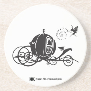 SPARKLE Cinderella's pompoenvervoer Zandsteen Onderzetter