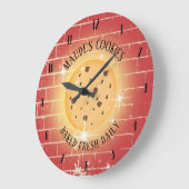 Sparkle cookie brick personalized baking kitchen grote klok (Hoek)