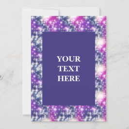 Sparkle Cosmic Paars Abstract Kaart