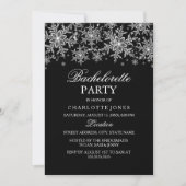 Sparkle Crystal Snowflake Bachelorette Kaart (Voorkant)