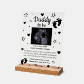Sparkle Daddy wordt gedicht van Bump Ultrasonograp Acryl Bord (Hoek)