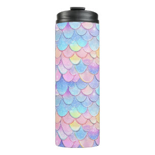 Sparkle Delicate Pastel Scales Thermosbeker