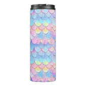 Sparkle Delicate Pastel Scales Thermosbeker (Achterkant)