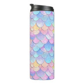 Sparkle Delicate Pastel Scales Thermosbeker (Geroteerd rechts)