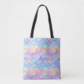 Sparkle Delicate Pastel Scales Tote Bag (Voorkant)