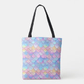 Sparkle Delicate Pastel Scales Tote Bag (Achterkant)