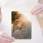 Sparkle Delight Photo Wedding Invitation SDE Bedankkaart<br><div class="desc">Modern ontwerp van © berrysnoot. Afdrukbare digitale bestanden en overeenkomende objecten zijn beschikbaar! Bezoek onze website op www.berryberrysweet.com voor meer informatie!</div>