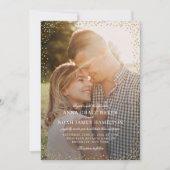 Sparkle Delight Photo Wedding Invitation SDE Bedankkaart (Voorkant)